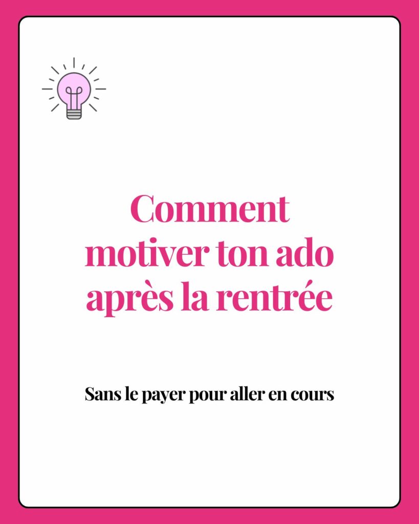 Parent discutant avec son adolescent pour l’aider à retrouver motivation et confiance