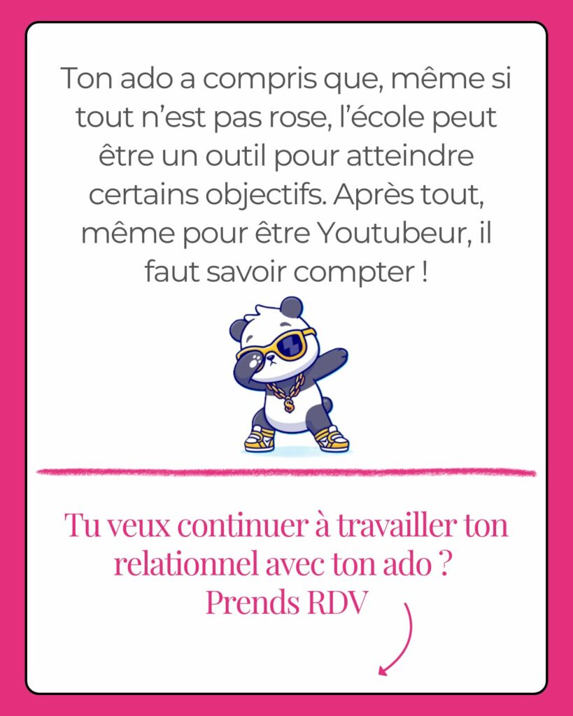 Parent discutant avec son adolescent pour l’aider à retrouver motivation et confiance