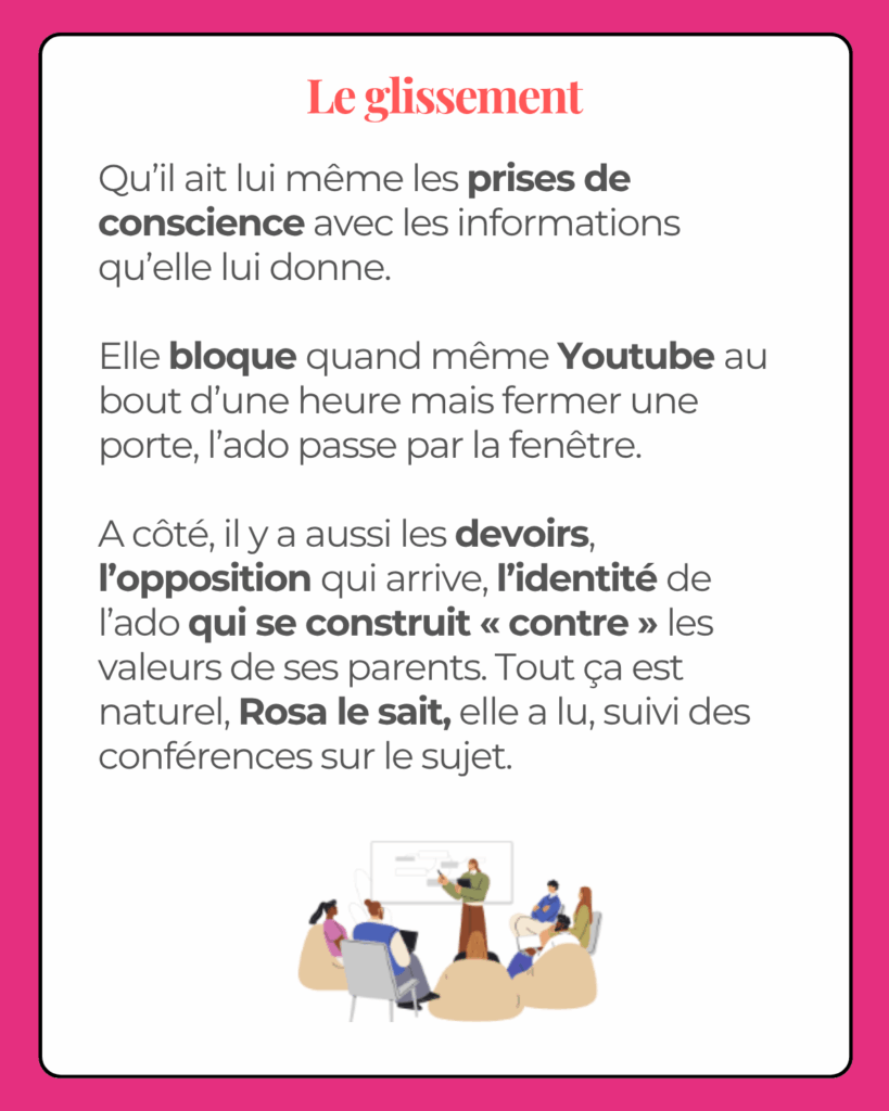 Rosa, adolescente accompagnée par Mélanie Yahiaoui – étude de cas « écrans et ados