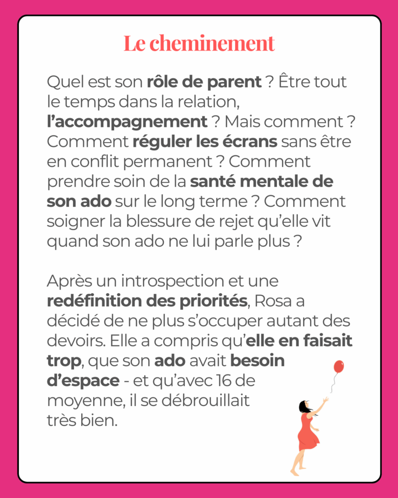 Rosa, adolescente accompagnée par Mélanie Yahiaoui – étude de cas « écrans et ados
