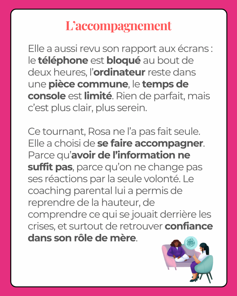 Rosa, adolescente accompagnée par Mélanie Yahiaoui – étude de cas « écrans et ados