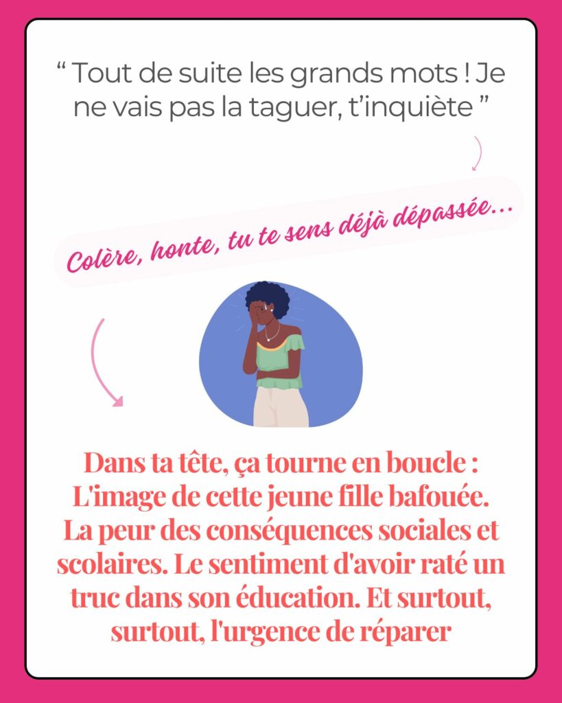 Dialogue illustrant le décalage de perception entre un adolescent et son parent.