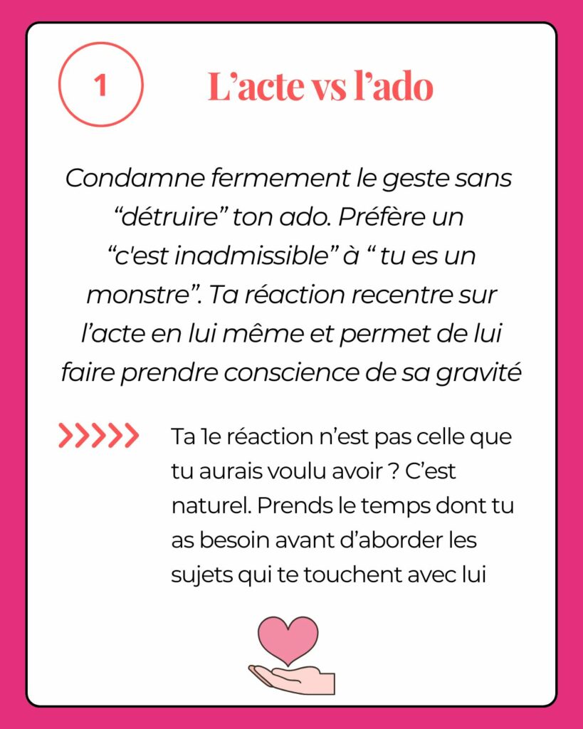 Message rassurant indiquant qu’une réaction émotionnelle est humaine et compréhensible.